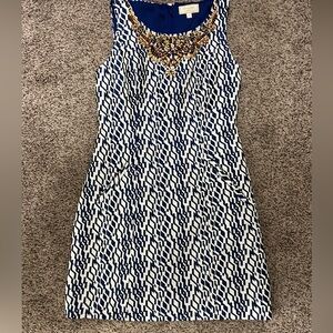 Moulinette soeurs blue and white dress from Anthropologie size 6